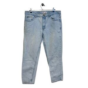 Vintage 90s Cowboy Stars Mens Light Wash Denim Jeans Large Y2K Workwear Classic